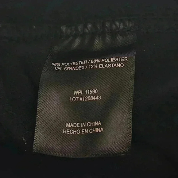 Vintage Y2K Low Rise Black Sweatpant Joggers by 32 Degrees Heat - Picture 8 of 8